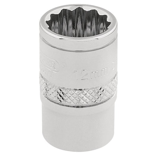 Draper Expert HI-TORQ® 12 Point Socket, 3/8" Sq. Dr., 12mm