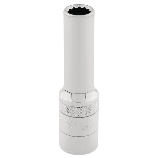 Draper Expert HI-TORQ® 12 Point Deep Socket, 3/8" Sq. Dr., 8mm
