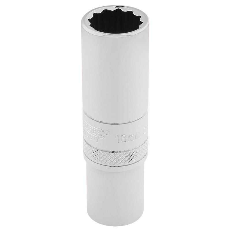 Draper Expert HI-TORQ® 12 Point Deep Socket, 3/8" Sq. Dr., 12mm