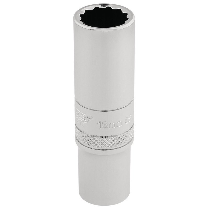 Draper Expert HI-TORQ® 12 Point Deep Socket, 3/8" Sq. Dr., 13mm