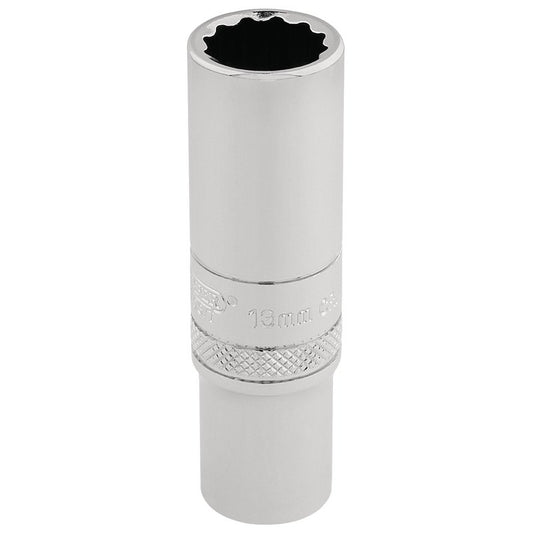 Draper Expert HI-TORQ® 12 Point Deep Socket, 3/8" Sq. Dr., 13mm