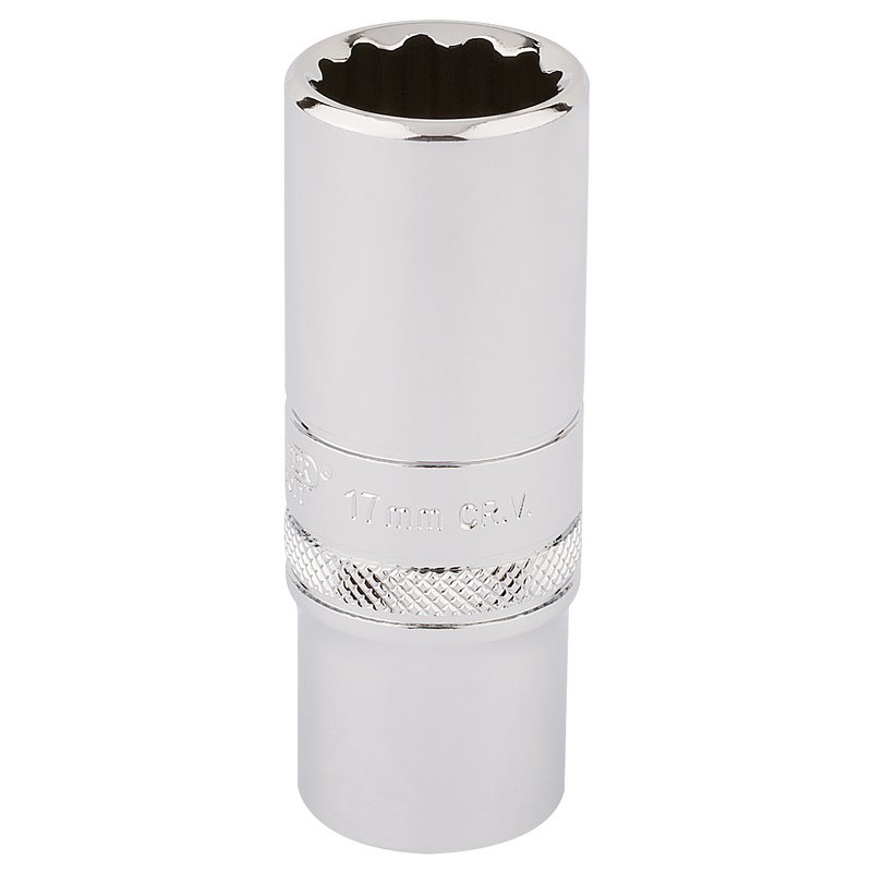 Draper Expert HI-TORQ® 12 Point Deep Socket, 3/8" Sq. Dr., 17mm