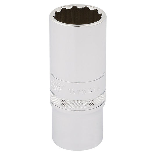 Draper Expert HI-TORQ® 12 Point Deep Socket, 3/8" Sq. Dr., 19mm