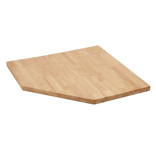 BUNKER® Modular Hardwood Worktop for Corner Cabinet, 865mm