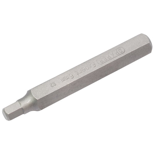 Draper Expert Hexagonal 10mm Insert Bit for Mechanics Bit Sets, 6mm x 75mm