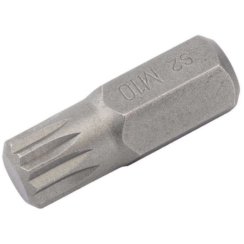 Draper Expert Spline 10mm Insert Bit for Mechanics Bit Sets, M10 x 30mm