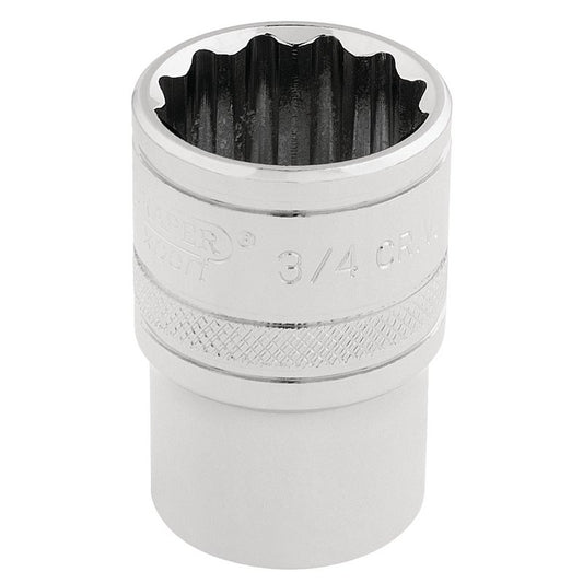 Draper Expert HI-TORQ® 12 Point Socket, 1/2" Sq. Dr., 3/4"