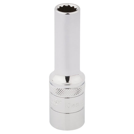 Draper Expert HI-TORQ® 12 Point Deep Socket, 1/2" Sq. Dr., 10mm