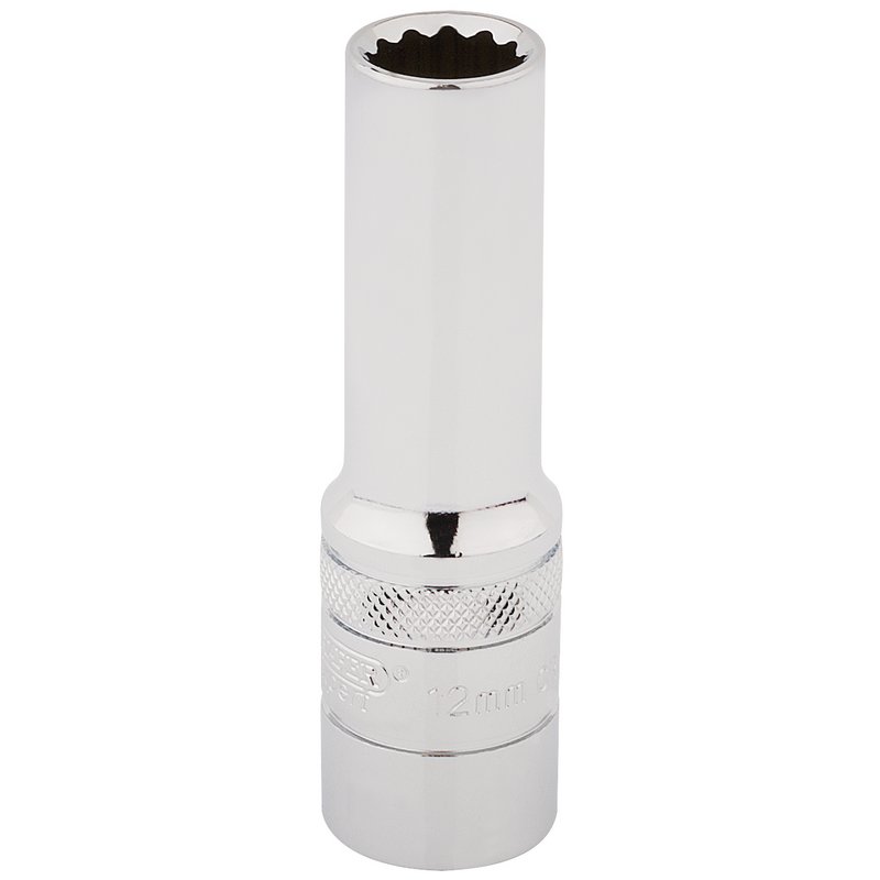 Draper Expert HI-TORQ® 12 Point Deep Socket, 1/2" Sq. Dr., 12mm