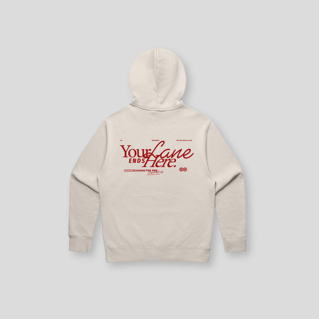 Your Lane Ends Here Hoodie – Statement Motorsport Fit