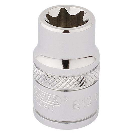 Draper Expert TX-STAR® Socket, 3/8" Sq. Dr., E12