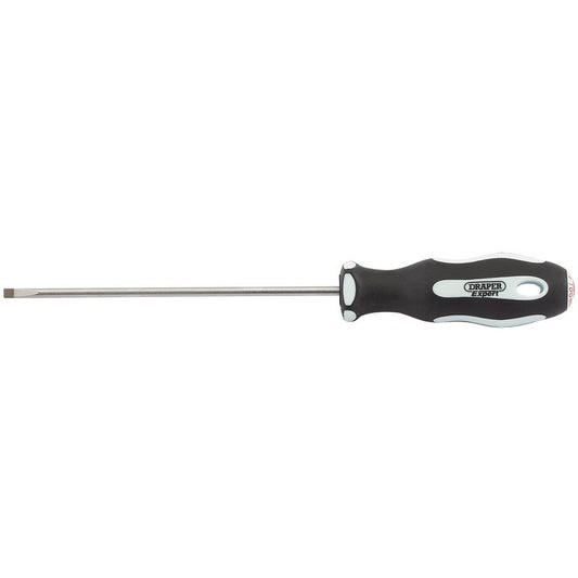 Draper Expert Plain Slot Soft Grip Parallel Tip Screwdriver, 3 x 100mm