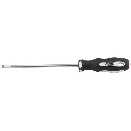 Draper Expert Plain Slot Soft Grip Parallel Tip Screwdriver, 5.5 x 150mm