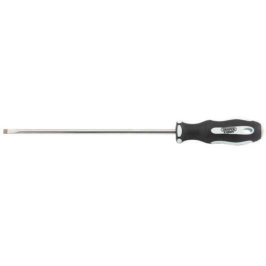 Draper Expert Plain Slot Soft Grip Parallel Tip Screwdriver, 5.5 x 200mm