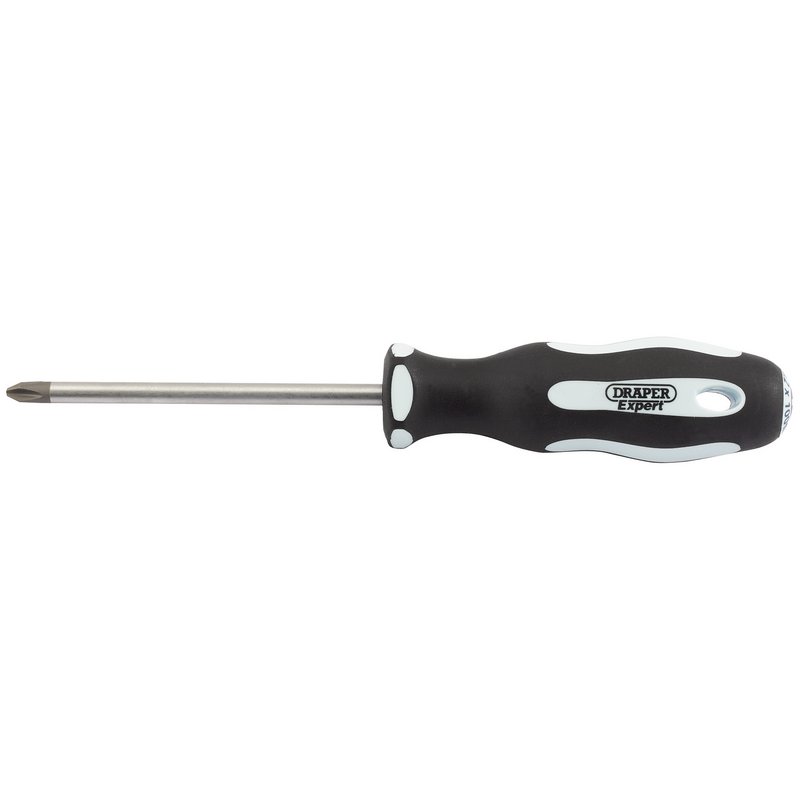 Draper Expert Cross Slot Soft Grip Screwdriver, No.2 x 100mm