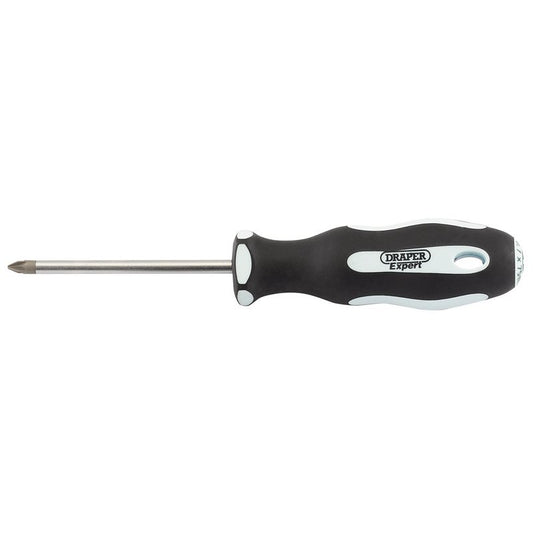 Draper Expert PZ TYPE Soft Grip Screwdriver, No.1 x 75mm