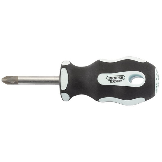 Draper Expert PZ TYPE Soft Grip Screwdriver, No.2 x 38mm