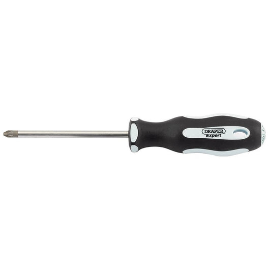 Draper Expert PZ TYPE Soft Grip Screwdriver, No.2 x 100mm