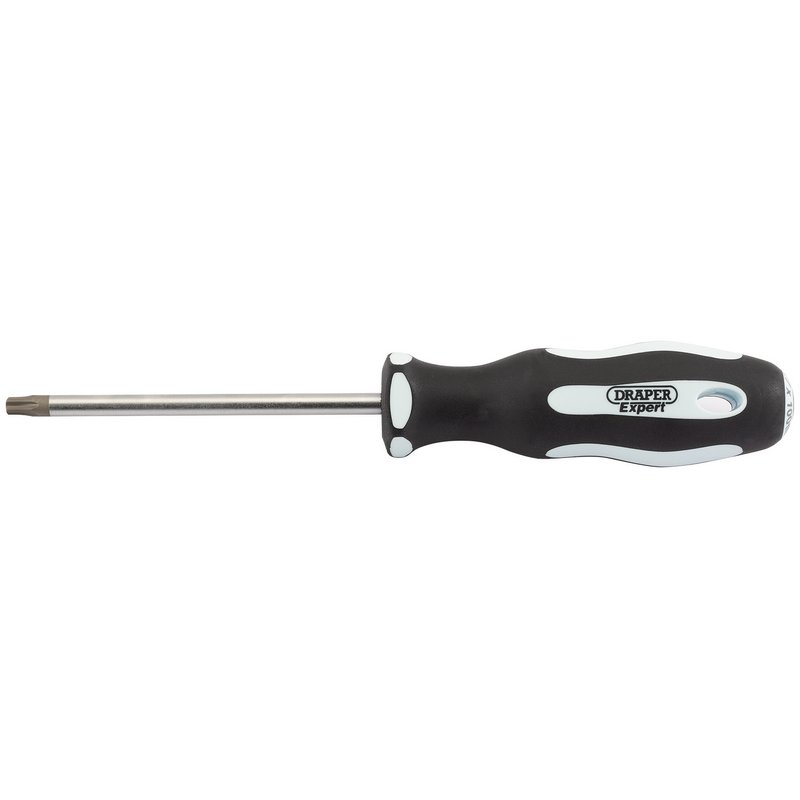 Draper Expert TX-STAR® Security Soft Grip Screwdriver, T27T x 100mm....