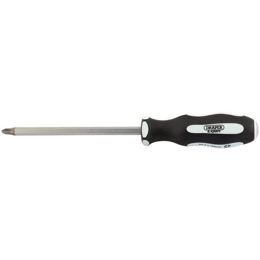 Draper Expert 'Pound Thru' Cross Slot Soft Grip Screwdriver, No.3 x 150mm