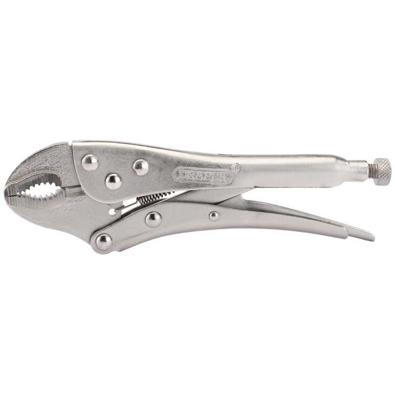 Curved Jaw Self Grip Pliers, 185mm