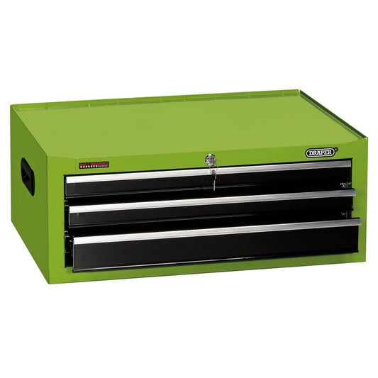 Intermediate Tool Chest, 3 Drawer, 26", Green