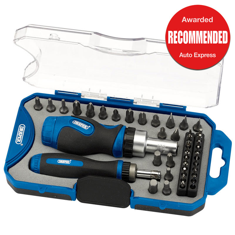 Ratchet Screwdriver and Bit Set (42 Piece)
