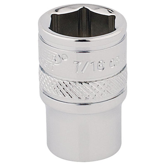 Draper Expert HI-TORQ® 6 Point Socket, 1/4" Sq. Dr., 7/16"