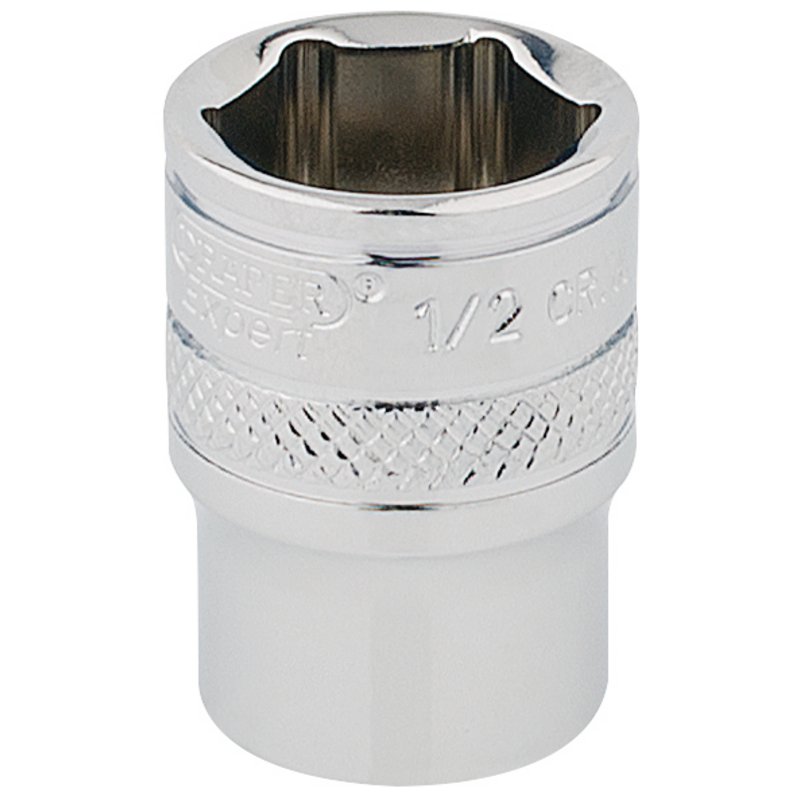 Draper Expert HI-TORQ® 6 Point Socket, 1/4" Sq. Dr., 1/2"