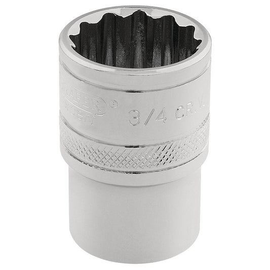 Draper Expert HI-TORQ® 12 Point Socket, 3/8" Sq. Dr., 3/4"
