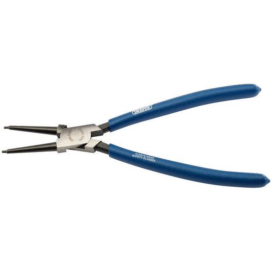 Straight Tip Internal Circlip Pliers, 225mm