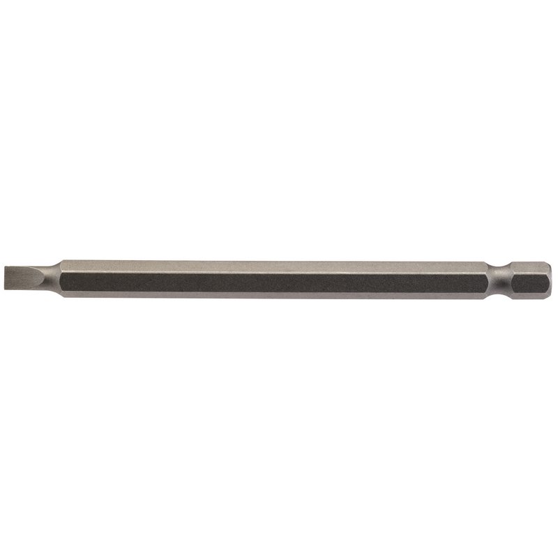 Plain Slot Insert Bit, 4.5mm, 1/4" Hex, 100mm Long (Pack of 1)