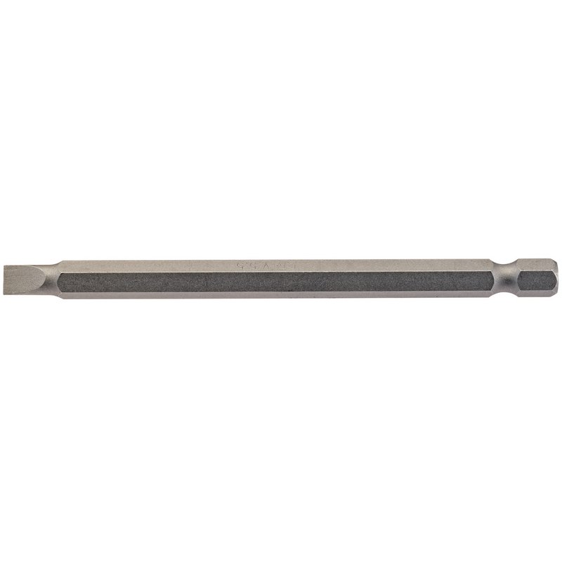 Plain Slot Insert Bit, 5.5mm, 1/4" Hex, 100mm Long (Pack of 1)