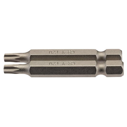 Draper TX-STAR® Insert Bit, 1/4" Hex, 50mm Long, T20 (Pack of 2)