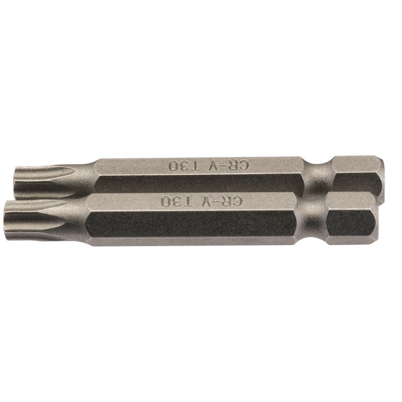 Draper TX-STAR® Insert Bit, 1/4" Hex, 50mm Long, T30 (Pack of 2)