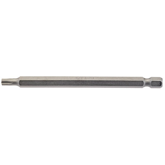 Draper TX-STAR® Insert Bit, 1/4" Hex, 100mm Long, T25 (Pack of 1)