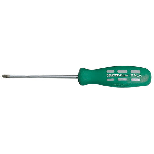 Draper Expert PZ Type Mechanics Screwdriver, 75mm, No.0 (Sold Loose)