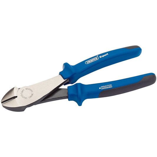 Draper Expert Heavy Duty Soft Grip High Leverage Diagonal Side Cutter, 180mm