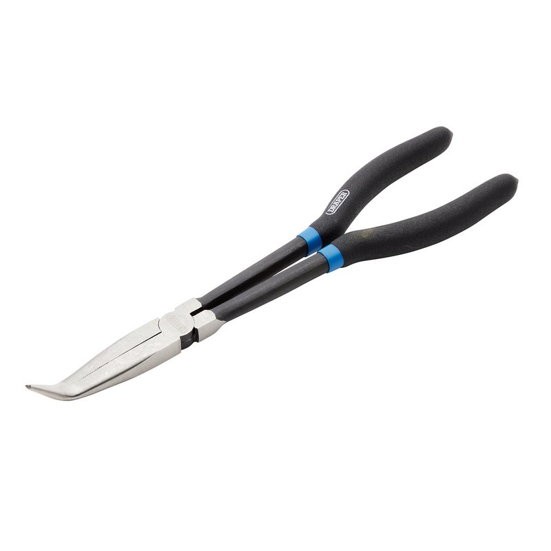 Long Reach Bent Nose Pliers, 280mm