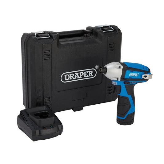 12V Impact Driver, 1/4" Hex., 1 x 1.5Ah Battery, 1 x Fast Charger