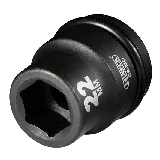 Draper Hi-TORQ® Impact Socket, 3/4" Sq. Dr., 22mm