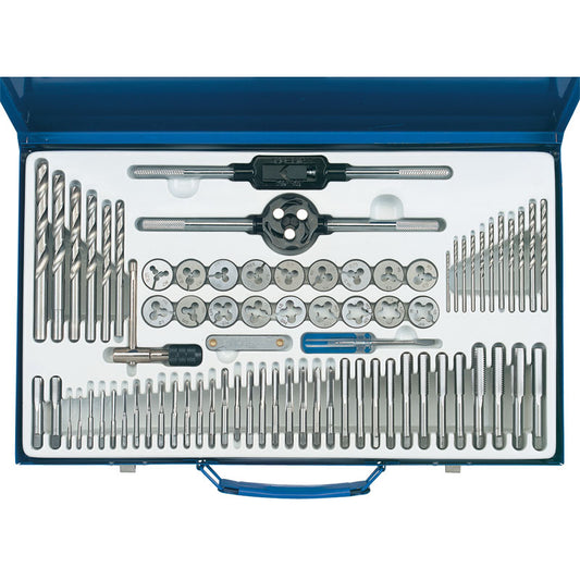 Draper Combination Tap and Die Set Metric and BSP (76 Piece)