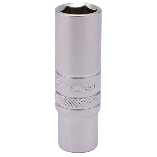 Draper Expert 6 Point Deep Socket, 1/4" Sq. Dr., 11mm