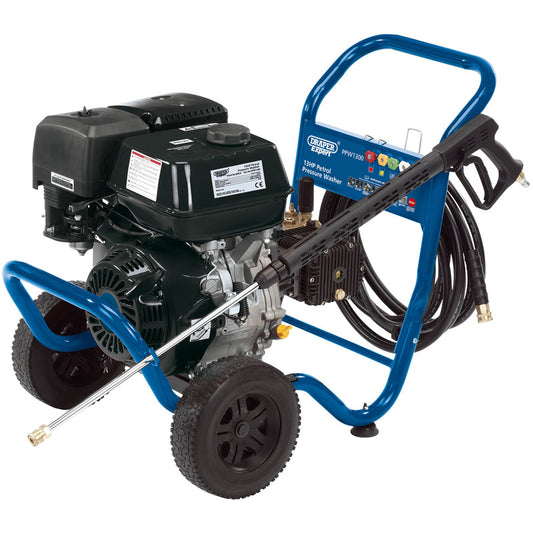 Draper Petrol Pressure Washer, 13HP