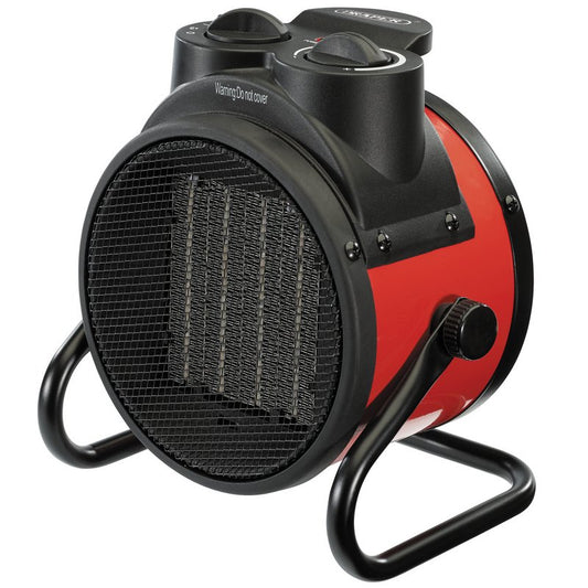 Draper PTC Electric Space Heater, 6,800 BTU/2 kW