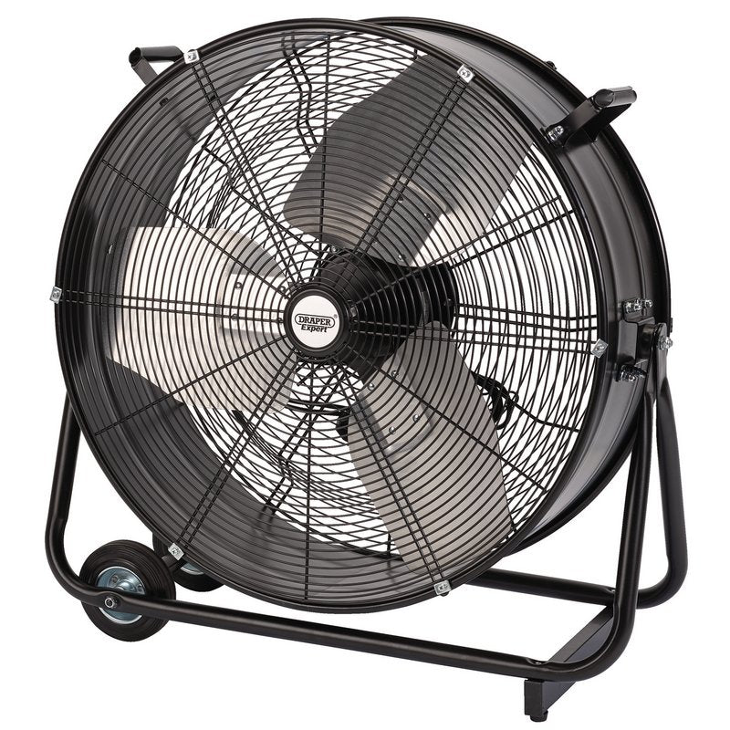 Draper 230V High Flow Drum Fan, 24"/600mm, 330W
