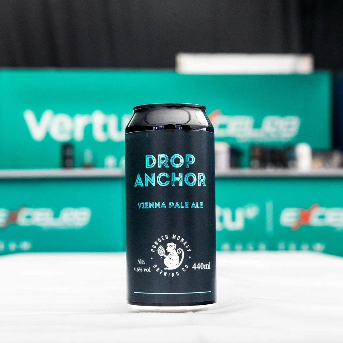 A single can of Drop Anchor Vienna Pale Ale beer
