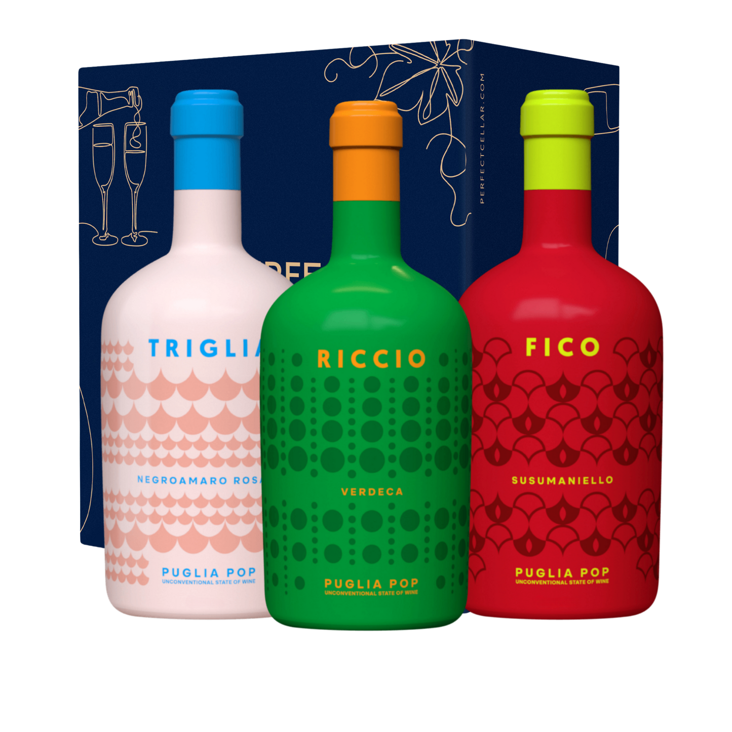 ExcelR8 - Puglia Pop 3 Bottle Case