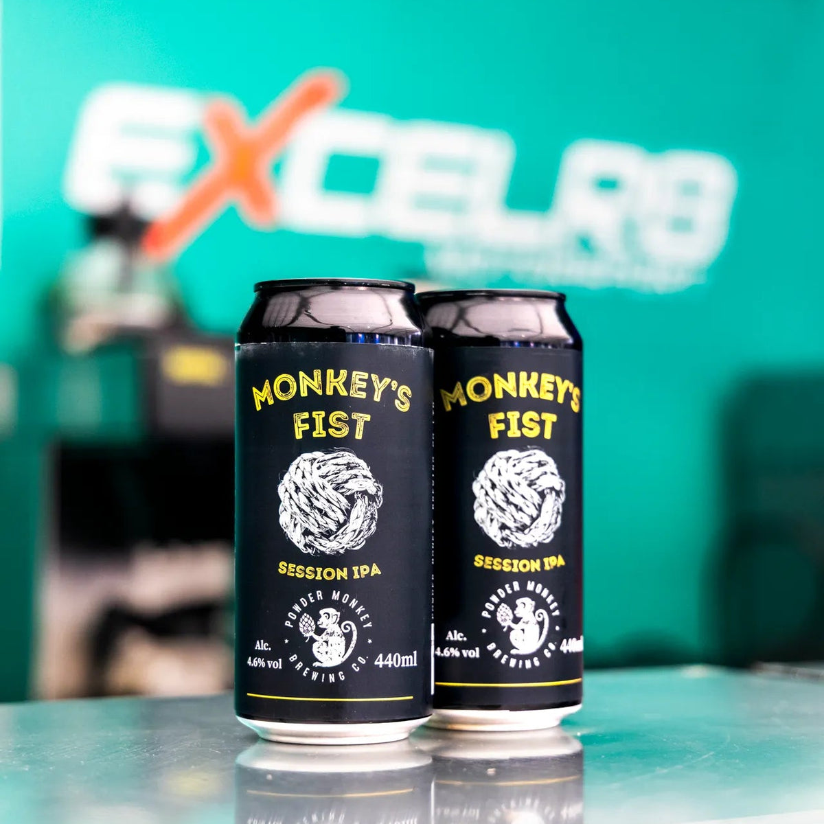 2 cans of Monkeys Fist Session IPA Beer 
