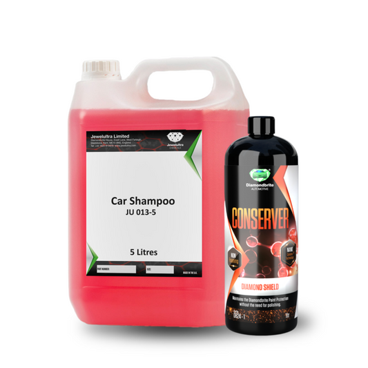 Special Saver Bundle 2 (1 x JU 013 Shampoo 5 Ltr & 1 x DB 24 Conserver 1 Ltr)